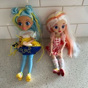 Fidgie Friends Ramen & Pizza Fairy Dream Fashion Dolls Set